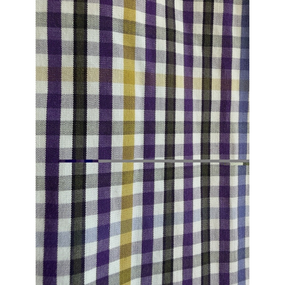 Kenneth Cole Reaction Mens Regular Fit Wrinkle Resistant Shirt Purple 16.5 32/33 - Picture 4 of 6